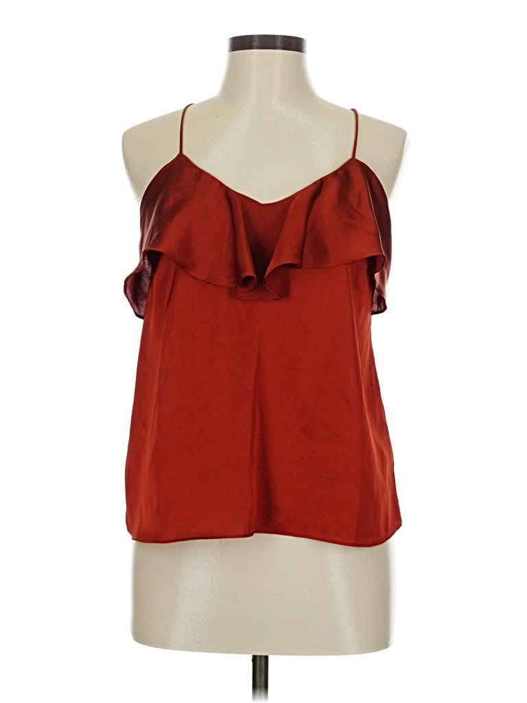 Pre-owned Harlyn Sleeveless Blouse In Red
