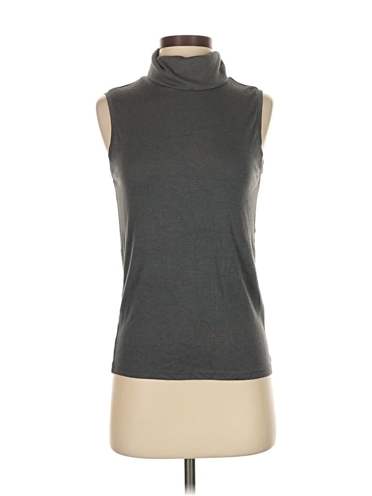 Pre-owned Banana Republic Factory Store Sleeveless T-shirt In Gray