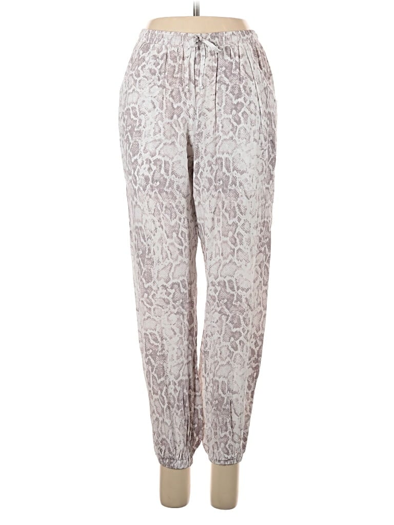 Pre-owned Olivaceous Casual Pants In Silver