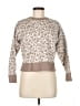 DKNY Animal Print Tan Pullover Sweater Size M - photo 1