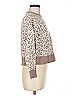 DKNY Animal Print Tan Pullover Sweater Size M - photo 4