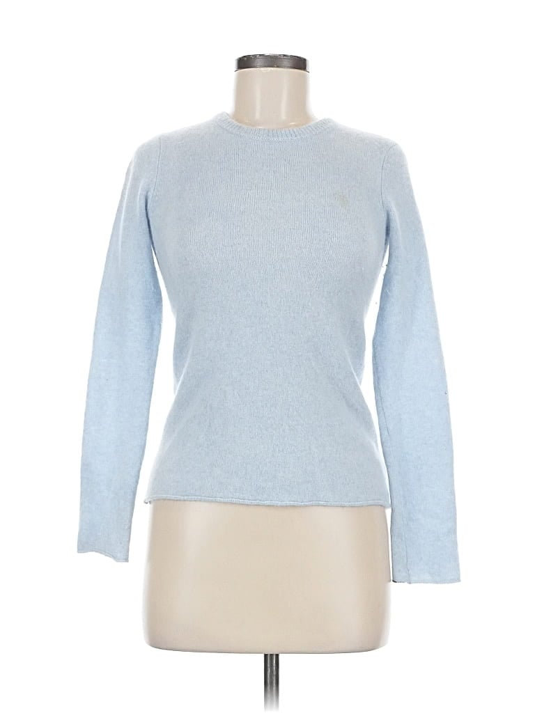 Pre-owned Atm Anthony Thomas Melillo Cashmere Pullover Sweater In Blue