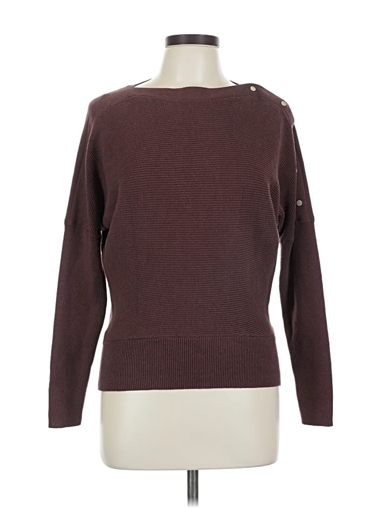 Pre-owned Simply Vera Vera Wang Pullover Sweater In Burgundy