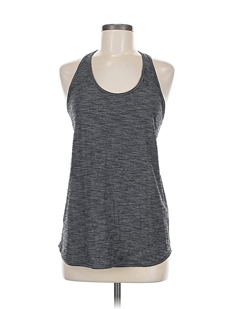 Pre-owned Lululemon Athletica Active Tank Top In Gray