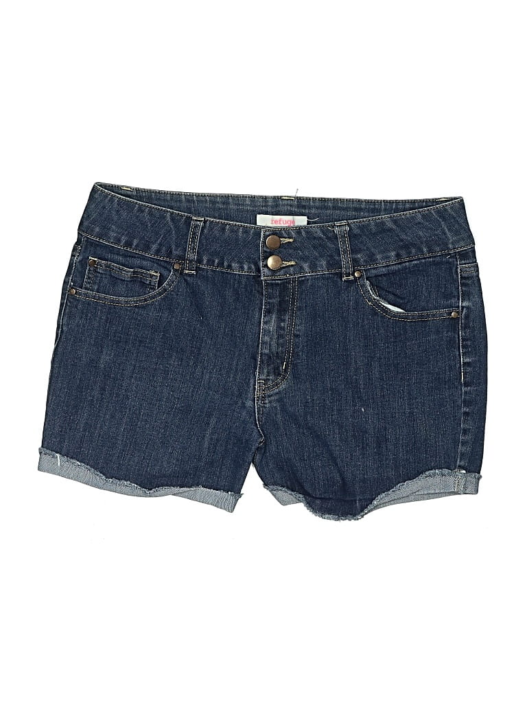 Pre-owned Refuge Denim Shorts In Blue