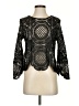 GOLDIE 100% Polyester Black 3/4 Sleeve Top Size S - photo 1