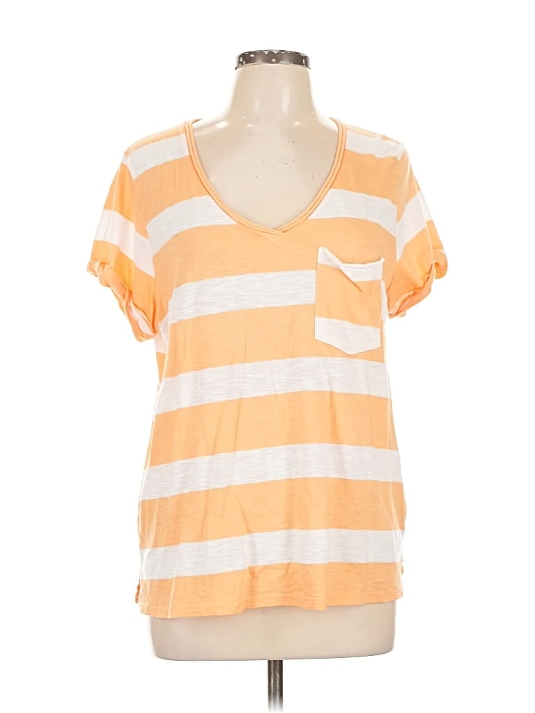 Pre-owned T.la Short Sleeve T-shirt In Orange