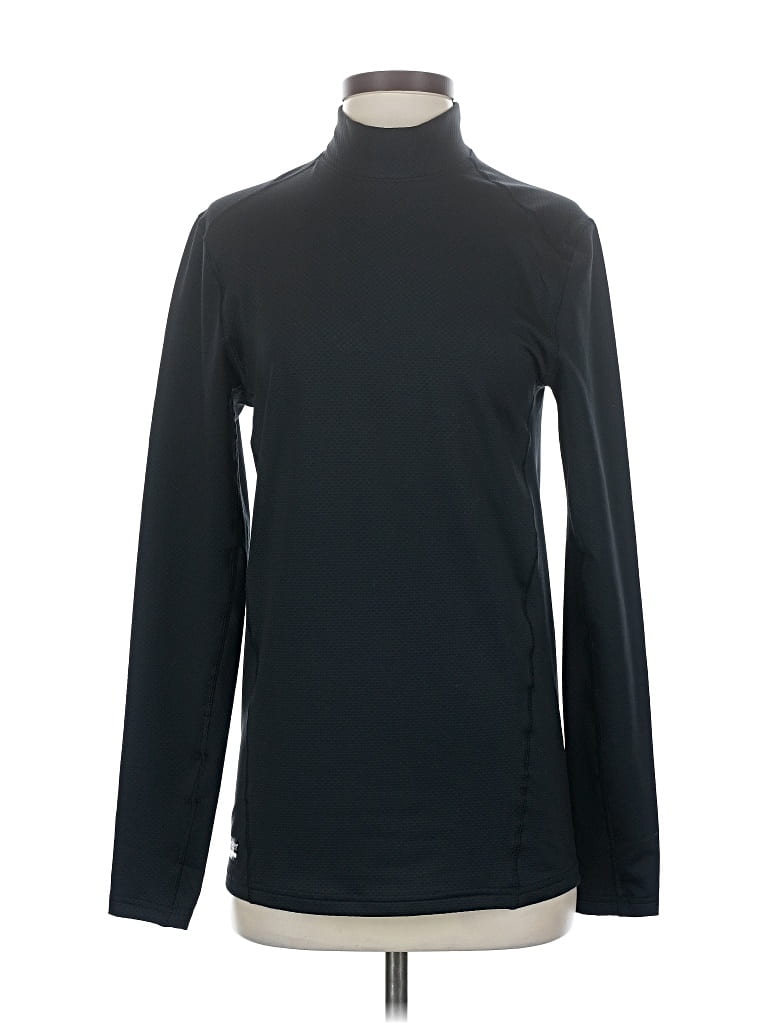 Pre-owned Under Armour Long Sleeve Turtleneck In Black