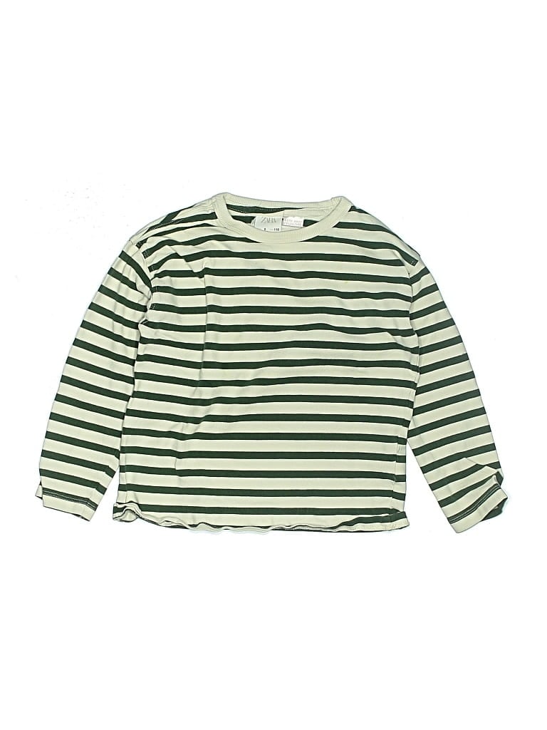 Pre-owned Zara Kids' Pullover Sweater In Green