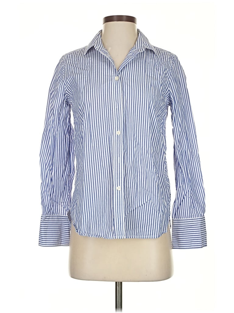 Pre-owned Alex Mill Long Sleeve Button Down Shirt In Blue