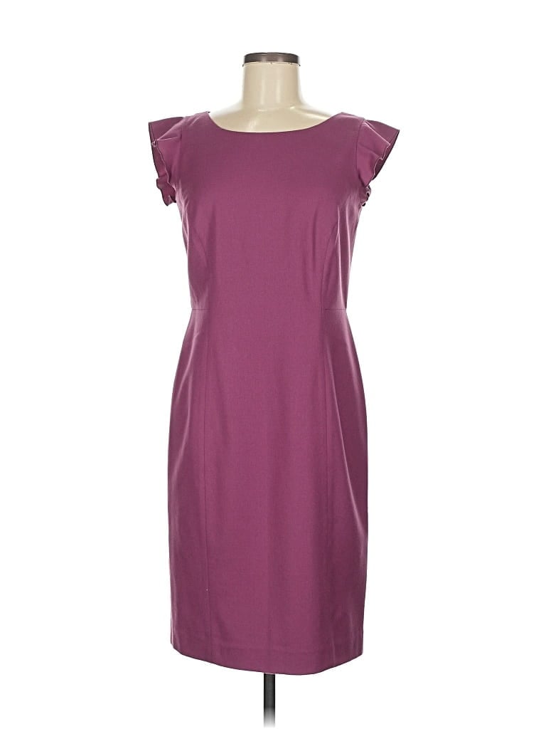 Pre-owned Talbots Casual Dress In Burgundy