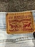 Levi's Stripes Blue Jeans Size 27 waist - photo 7