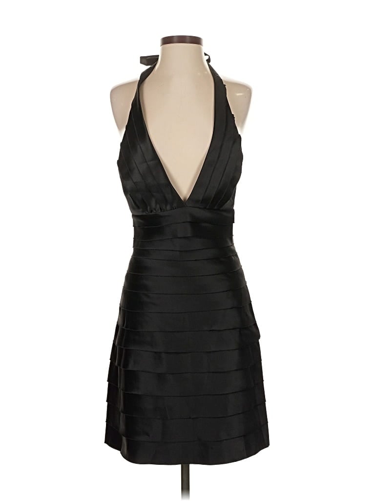 Pre-owned Bcbgmaxazria Cocktail Dress In Black