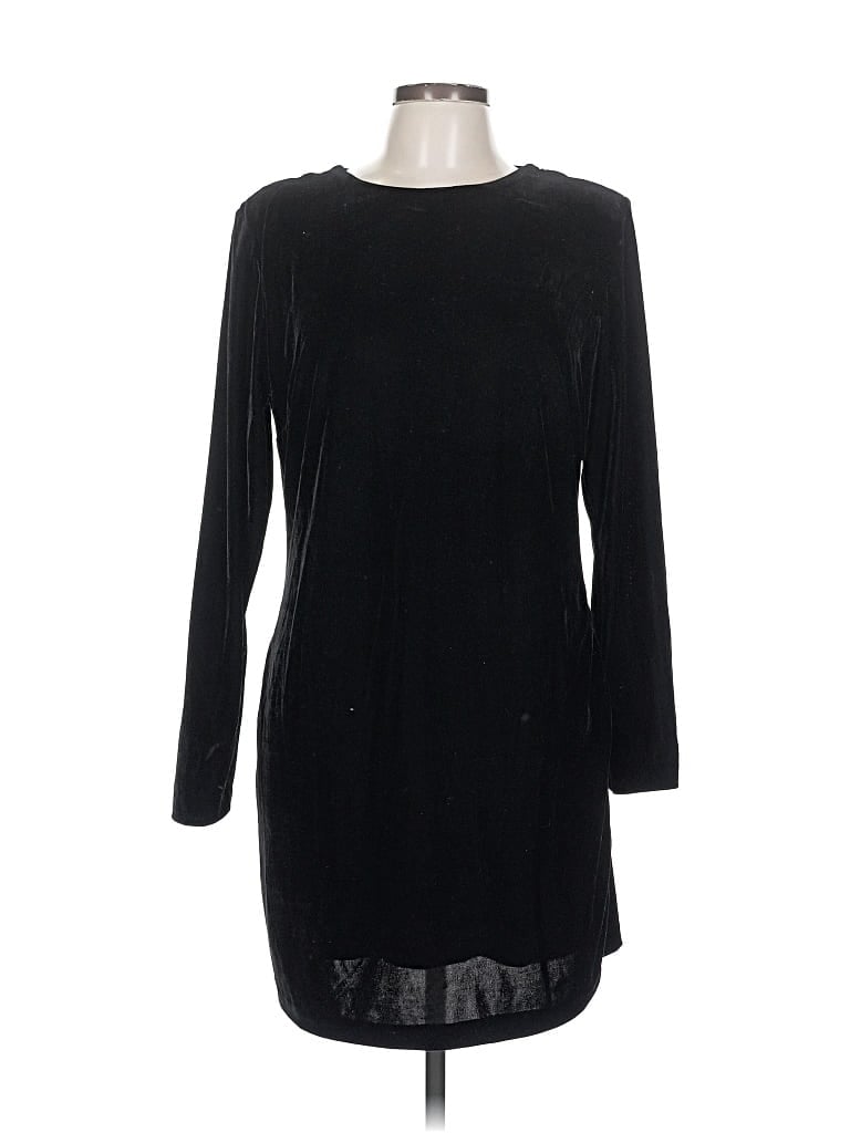 Pre-owned Gabrielle Union New York And Company Casual Dress In Black