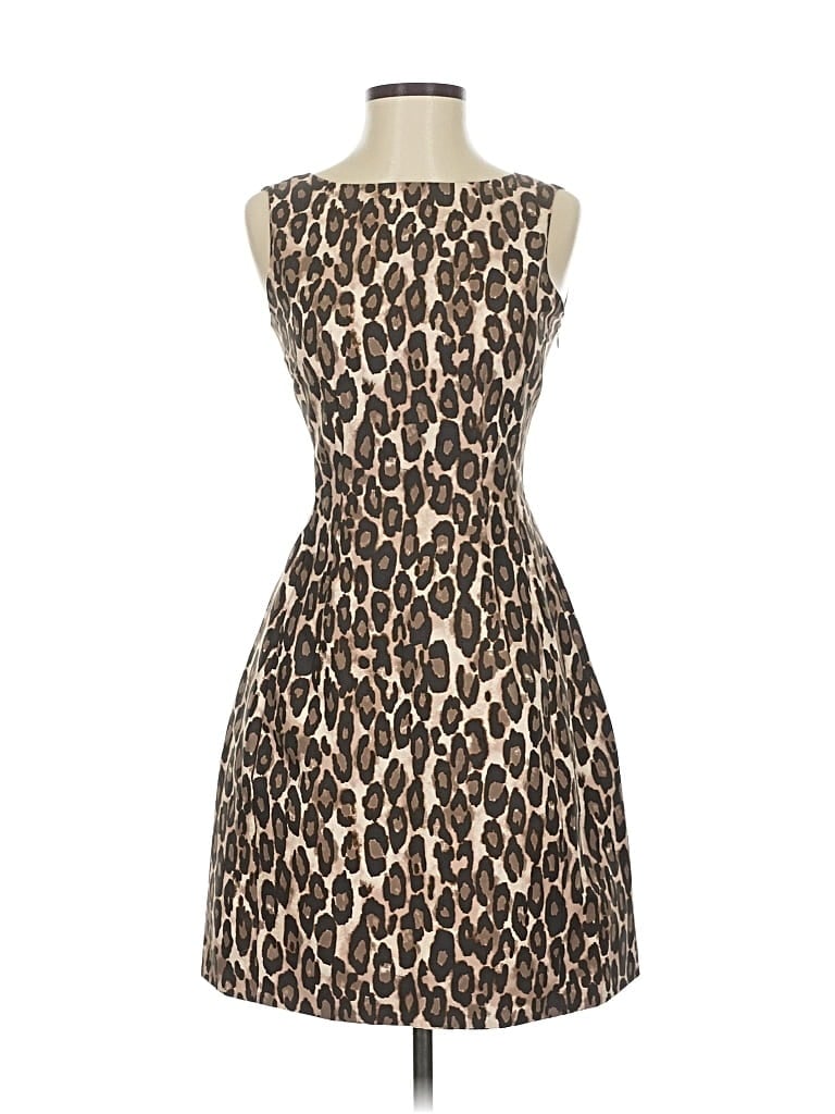 Pre-owned Kate Spade New York Cocktail Dress In Brown