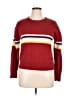 Say What? Color Block Red Pullover Sweater Size XL - photo 1