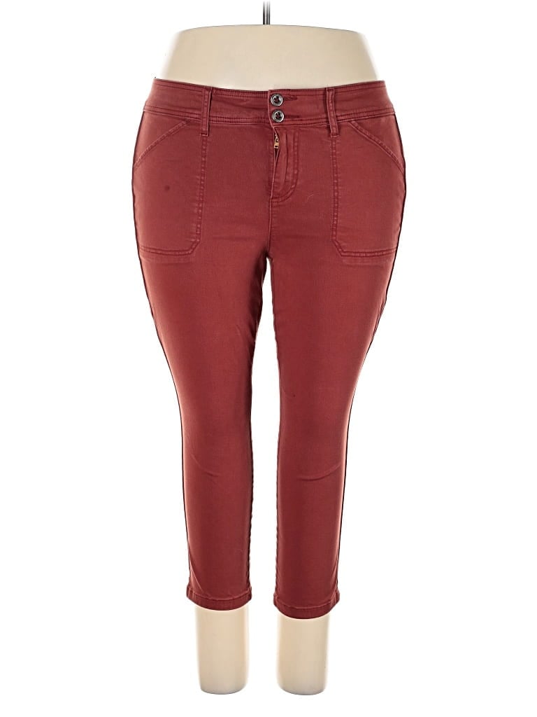Pre-owned Torrid Jeggings In Red