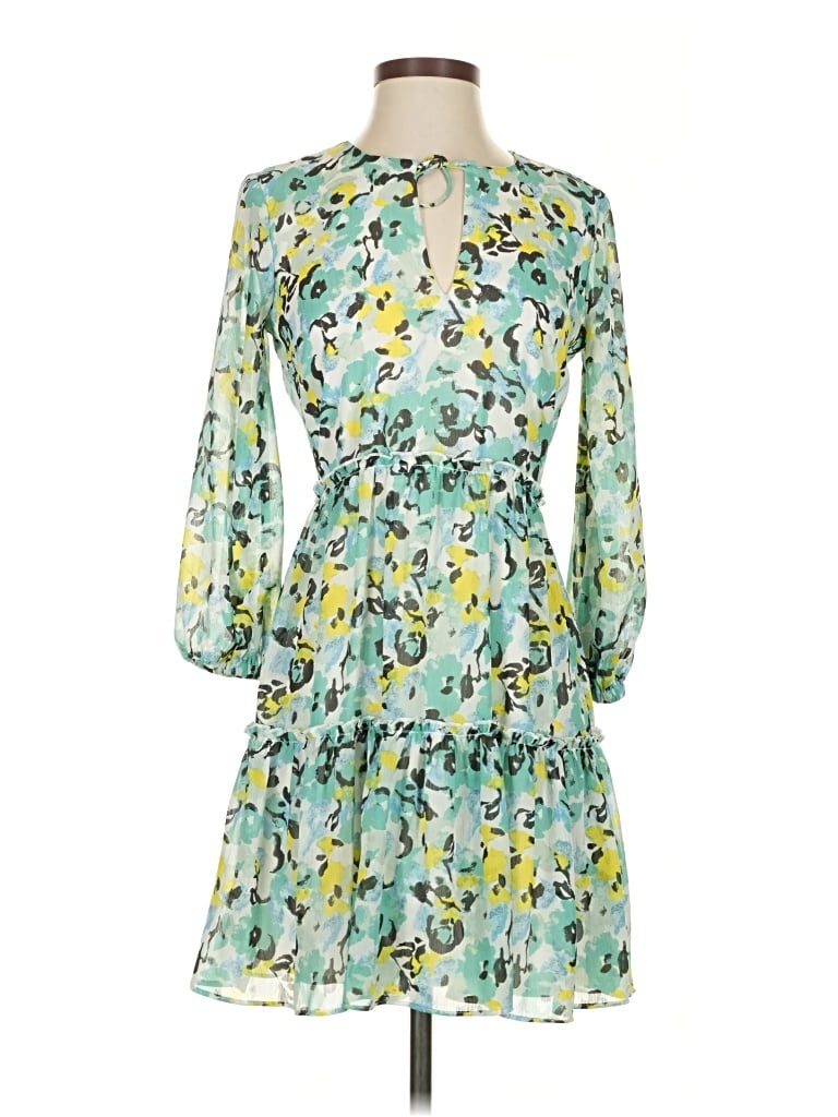 Pre-owned Ann Taylor Factory Cocktail Dress In Green