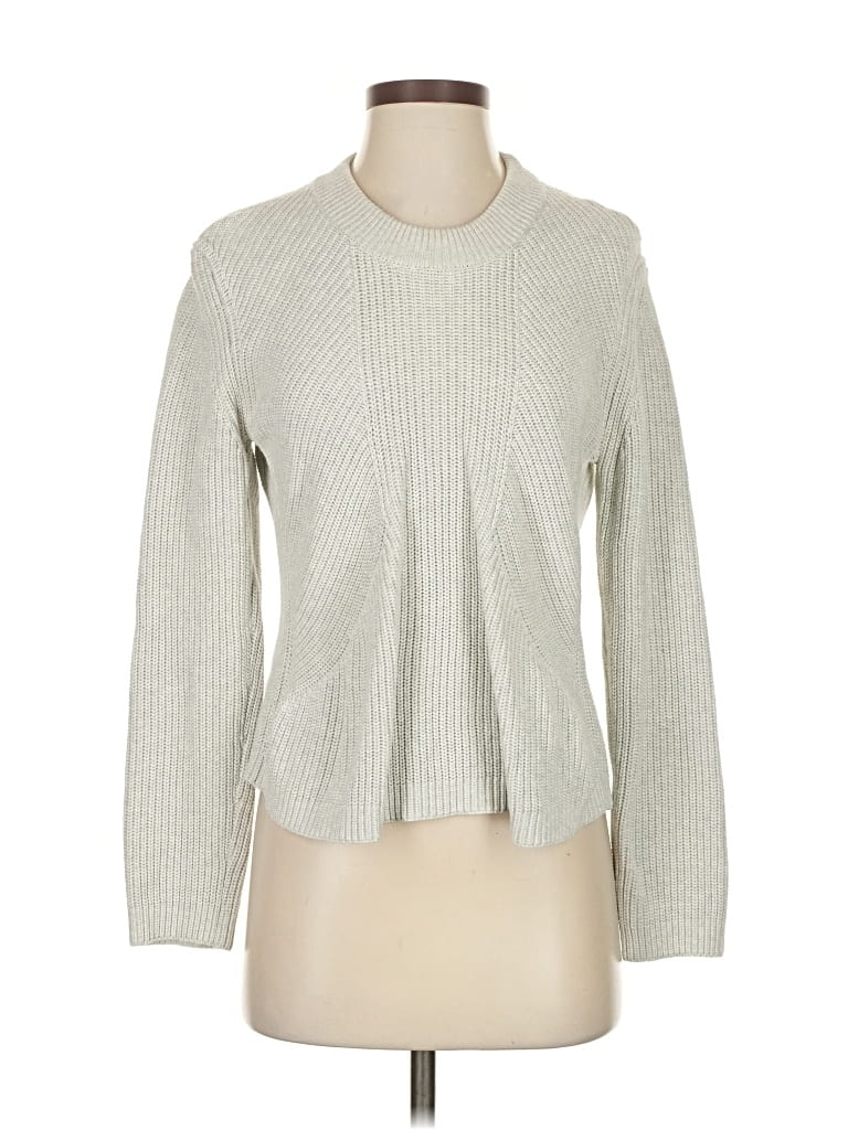 Pre-owned French Connection Pullover Sweater In Silver