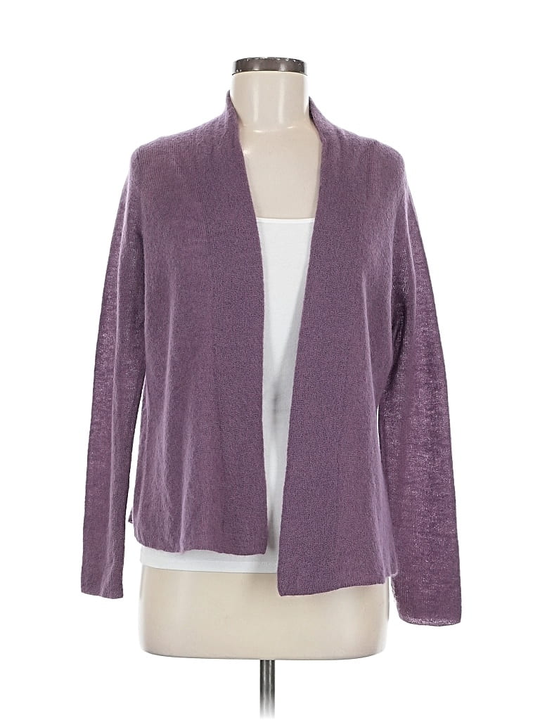 Pre-owned Vince Cardigan Sweater In Purple