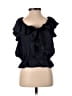 Porridge 100% Polyester Black Sleeveless Blouse Size XS (0) - photo 2