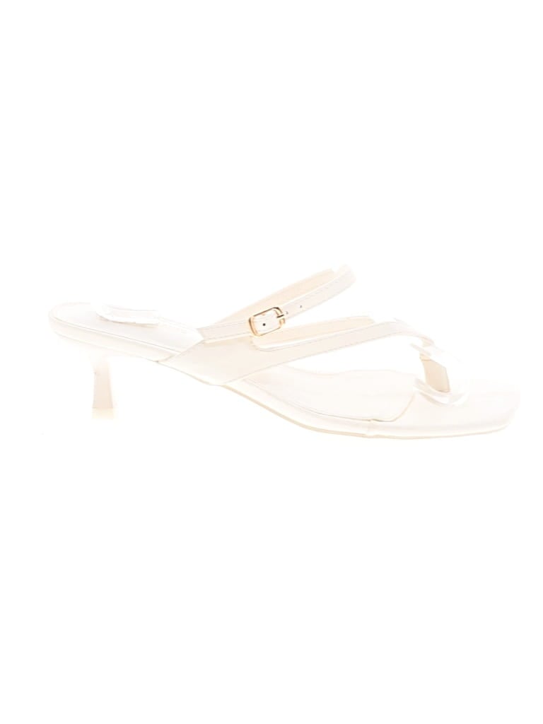 Pre-owned Cushion Aire Sandals In White