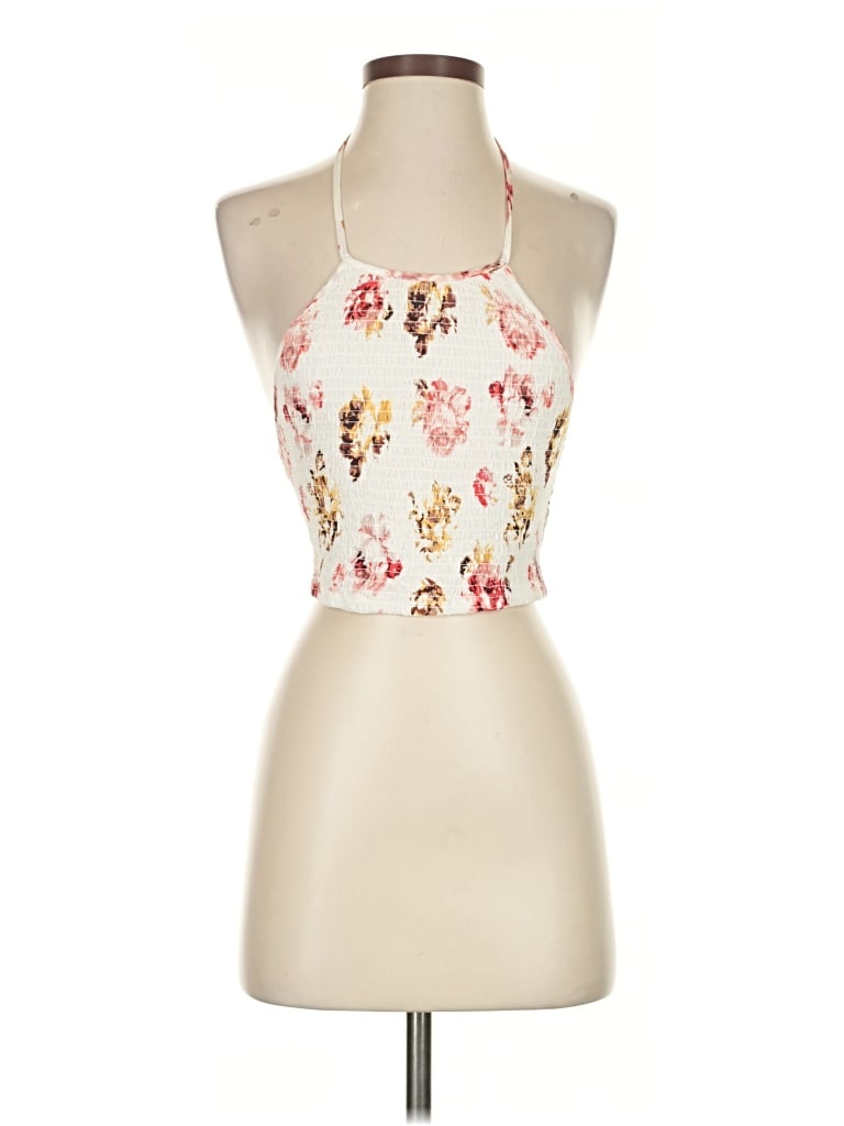 Pre-owned House Of Harlow 1960 Sleeveless Blouse In White