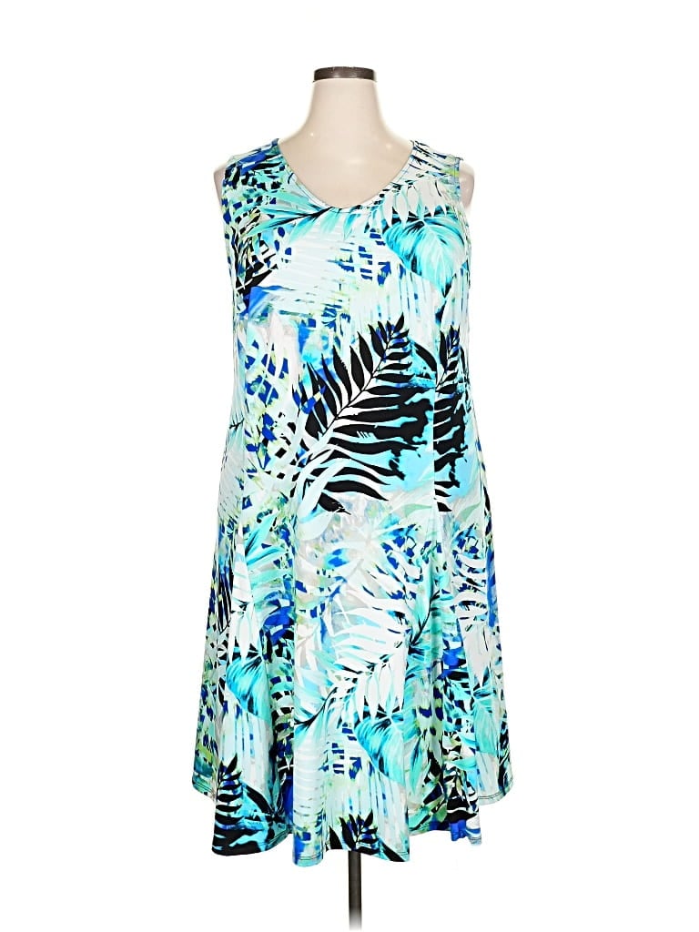 Pre-owned Kim Rogers Casual Dress In Blue