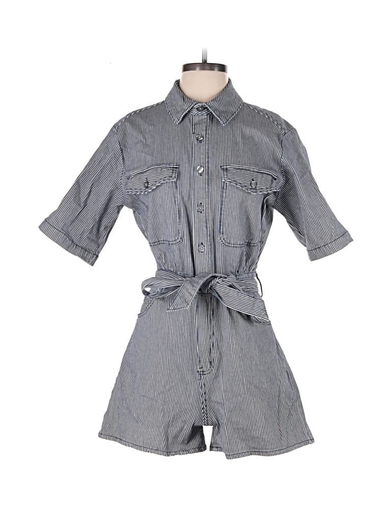 Pre-owned Universal Thread Romper In Blue