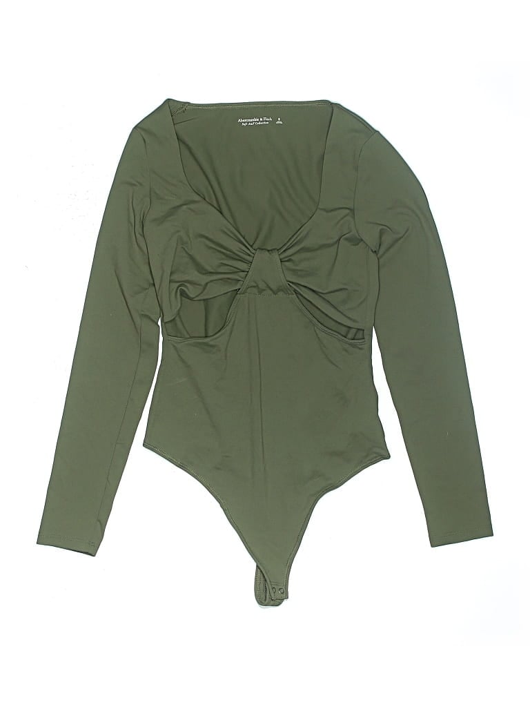 Pre-owned Abercrombie & Fitch Bodysuit In Green