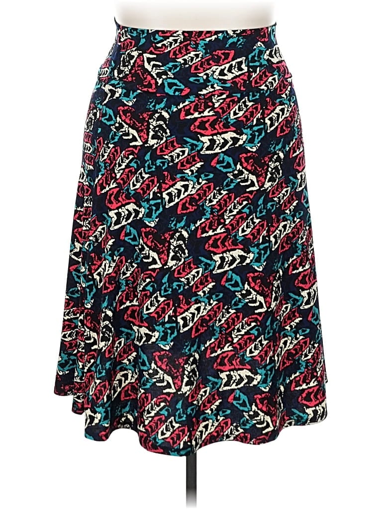 Pre-owned Lularoe Casual Skirt In Blue