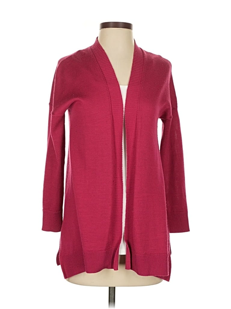 Pre-owned Ann Taylor Loft Cardigan Sweater In Pink