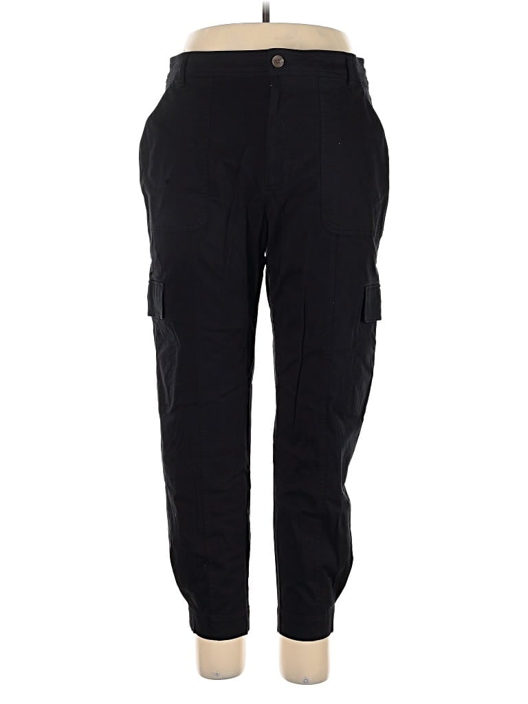 Pre-owned On 34th Cargo Pants In Black