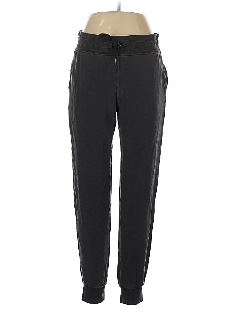 Pre-owned Athleta Track Pants In Black