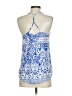 Norah 100% Polyester Blue Sleeveless Blouse Size S - photo 2