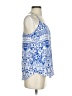 Norah 100% Polyester Blue Sleeveless Blouse Size S - photo 4