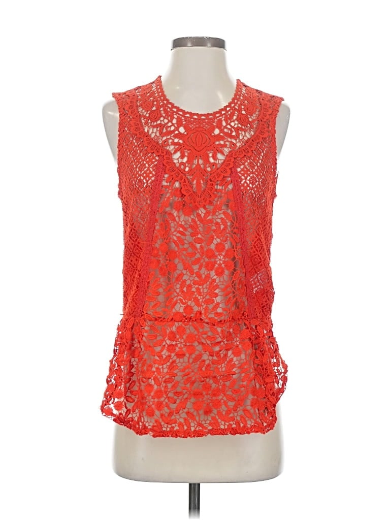 Pre-owned Tiny Sleeveless Blouse In Red