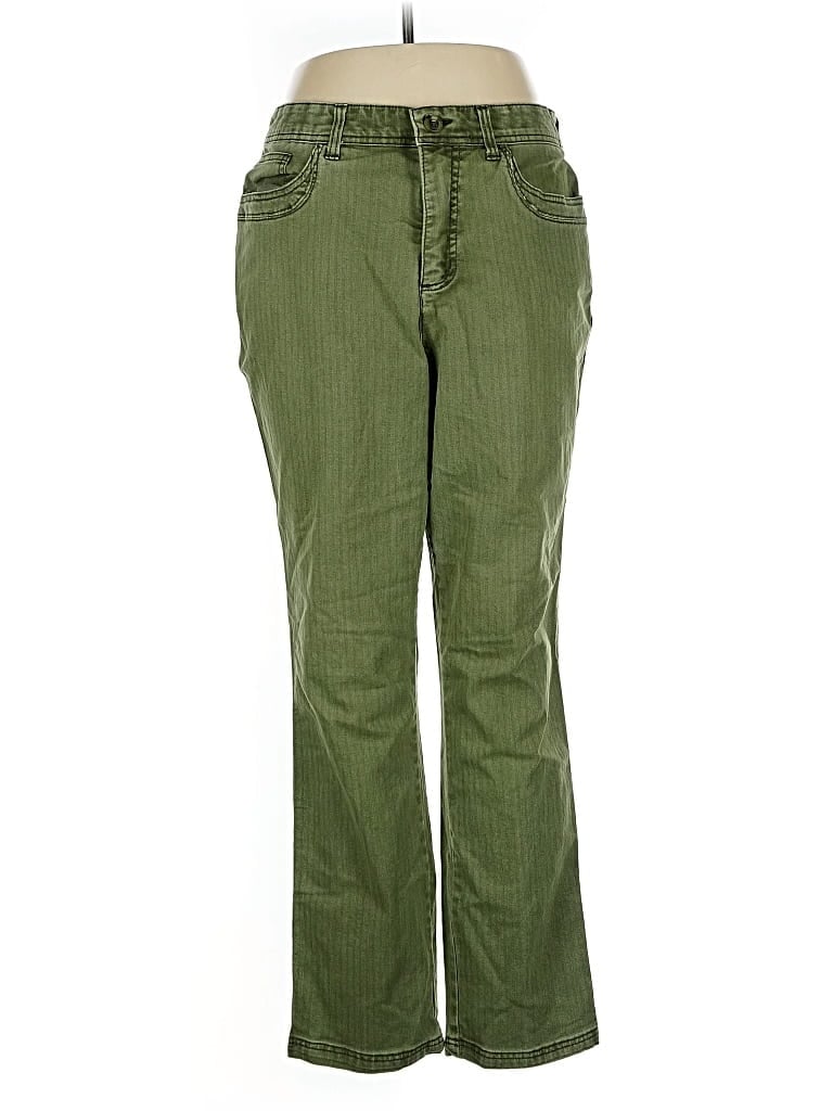 Pre-owned Christopher & Banks Jeans In Green