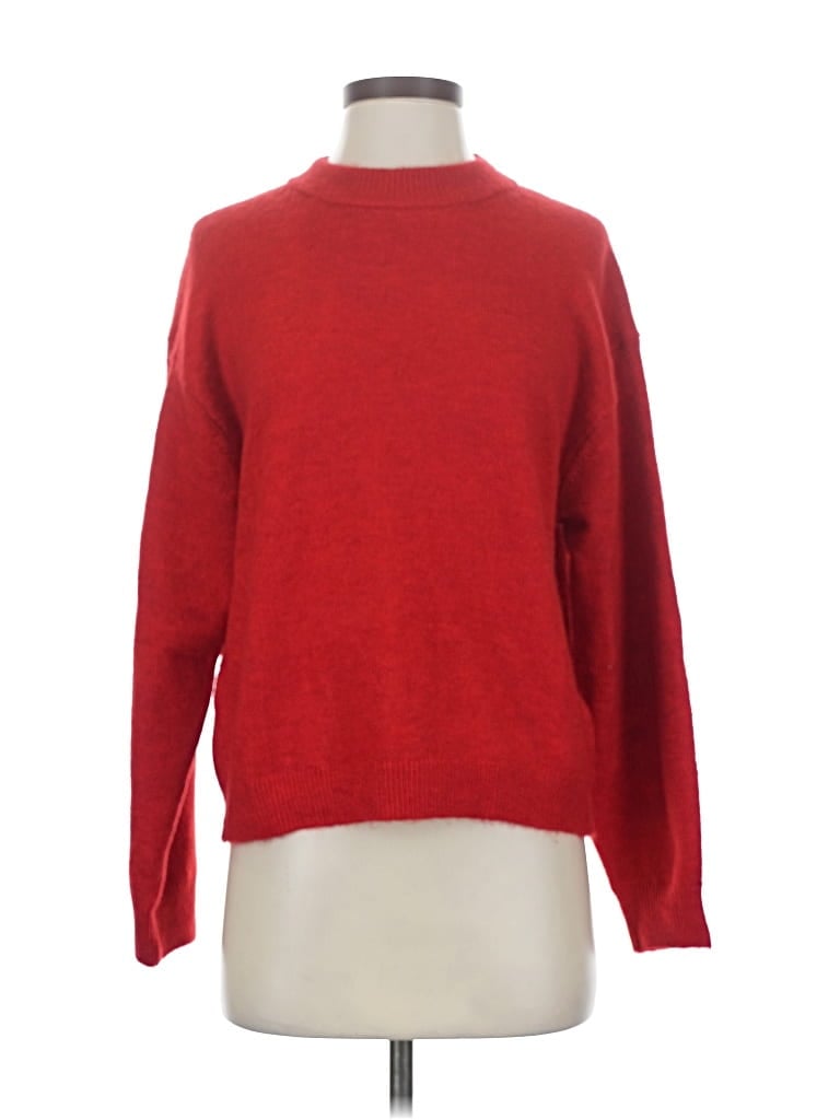 Pre-owned H&m Pullover Sweater In Red