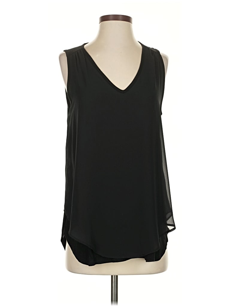 Pre-owned Barneys New York Sleeveless Blouse In Black