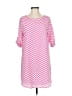 Everly 100% Polyester Chevron-herringbone Pink Casual Dress Size M - photo 1