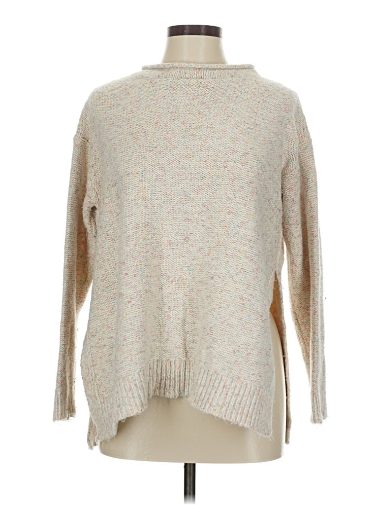 Pre-owned Lou & Grey Turtleneck Sweater In Brown