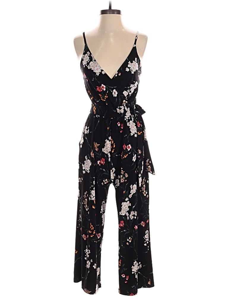 Pre-owned Kaileigh Jumpsuit In Black