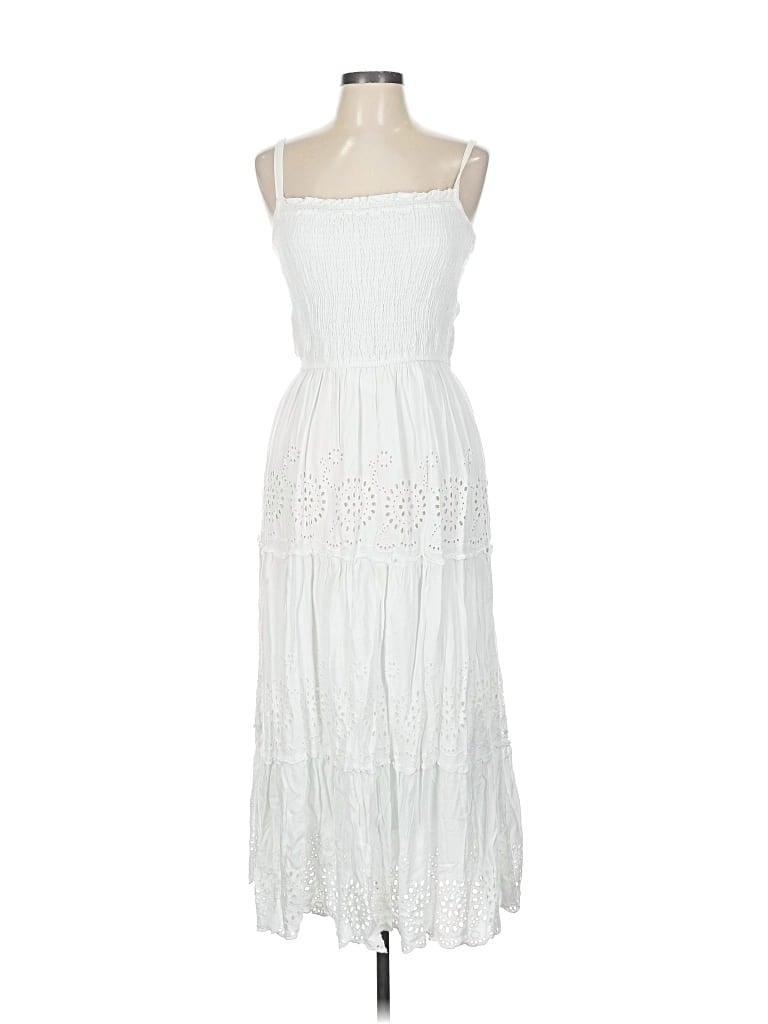 Pre-owned Jessica Simpson Casual Dress In White