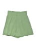 Zara Solid Green Shorts Size XS - photo 1