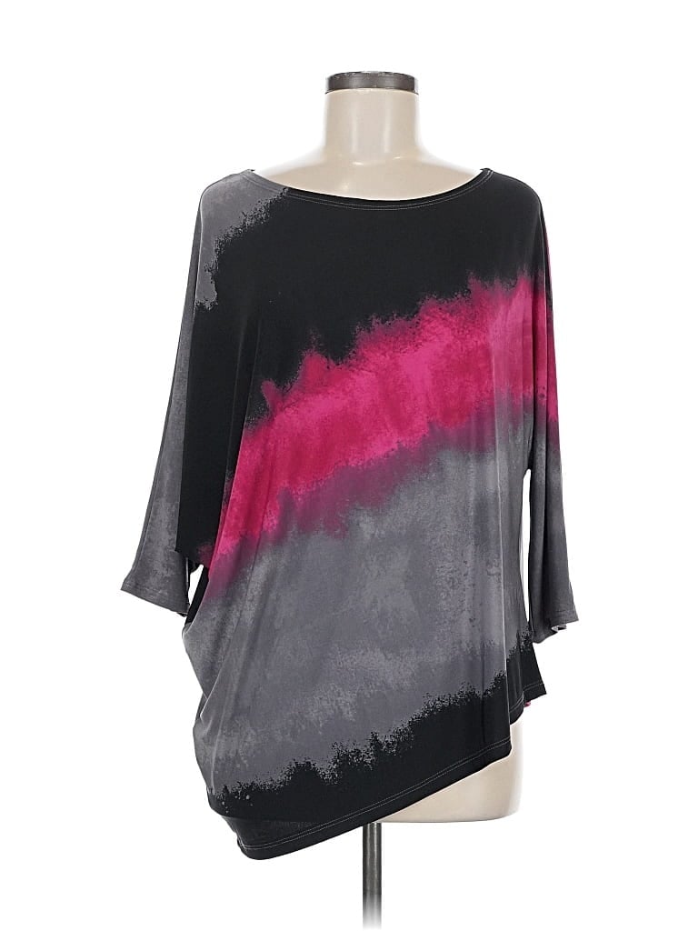 Pre-owned Clara Sun Woo 3/4 Sleeve T-shirt In Gray