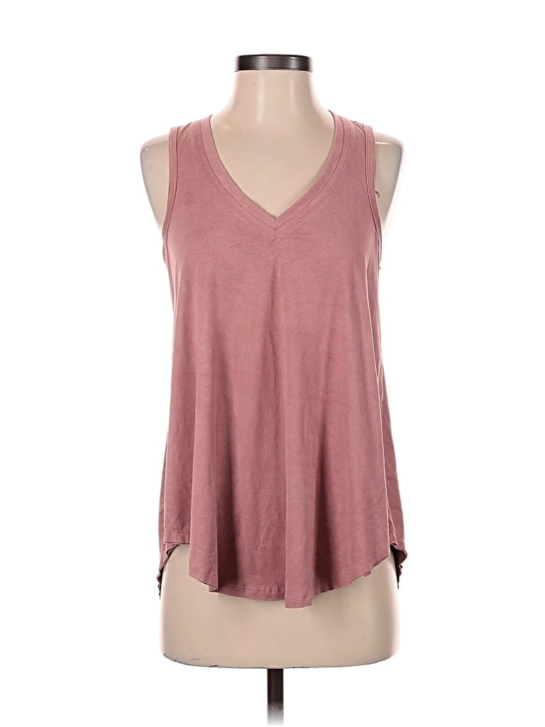 Pre-owned Altar'd State Sleeveless Top Burgundy V Neck Tops