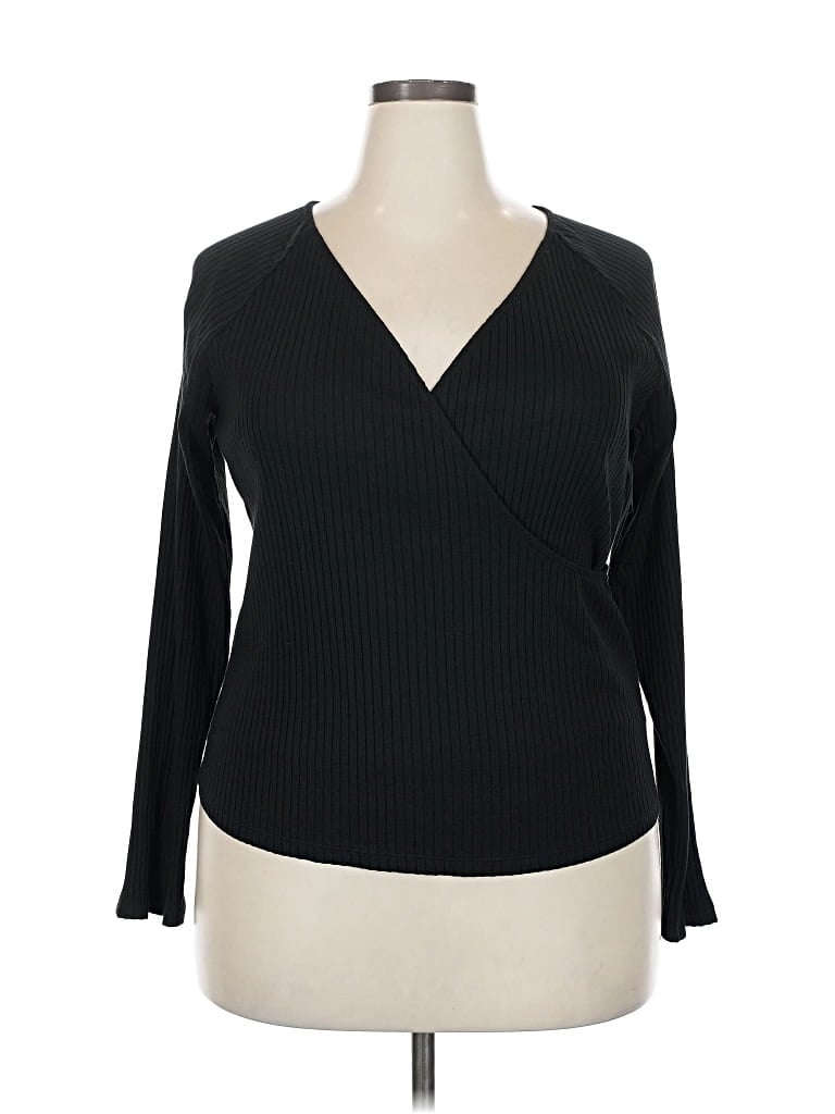 Pre-owned Universal Thread Long Sleeve T-shirt In Black