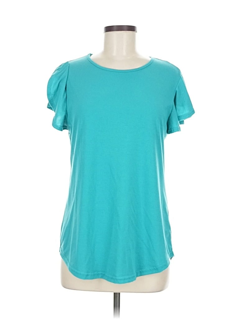 Pre-owned Unbranded Short Sleeve T-shirt In Blue