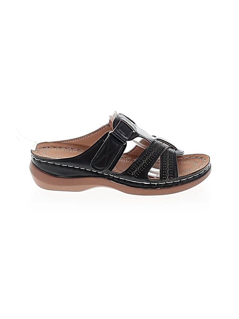Pre-owned Unbranded Sandals In Black